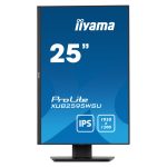 Monitor iiyama ProLite XUB2595WSU-B5 de 25 pulgadas con resolución 1920x1200 Pixeles, pantalla WUXGA LED en color negro, modelo XUB2595WSU-B5