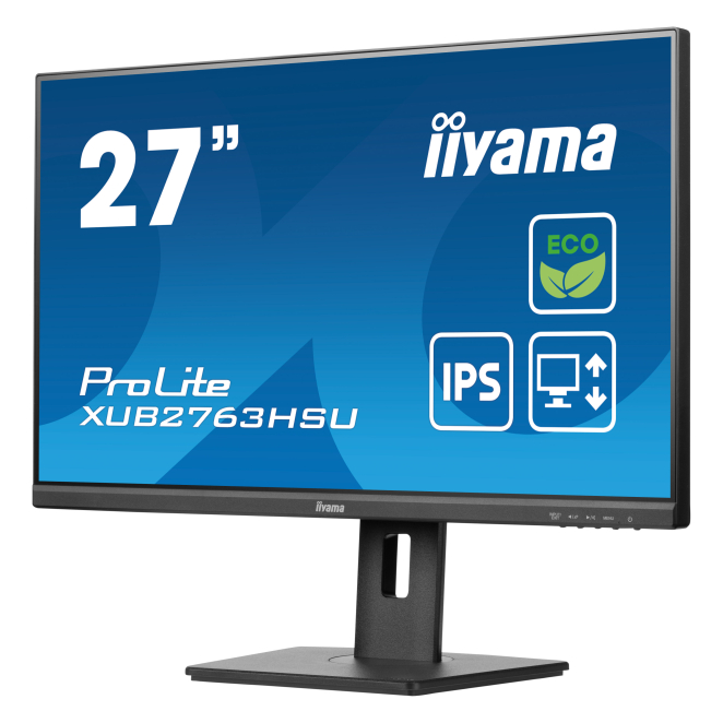 iiyama ProLite XUB2763HSU-B1 pantalla para PC 68,6 cm (27″) 1920 x 1080 Pixeles Full HD LED Negro 5 Monitor 27 pulgadas iiyama ProLite XUB2763HSU-B1 conectividad y ergonomía