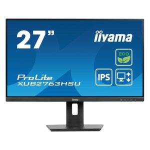 Monitor iiyama ProLite de 27 pulgadas, resolución 1920 x 1080 Pixeles, Full HD, retroiluminación LED, modelo XUB2763HSU-B1