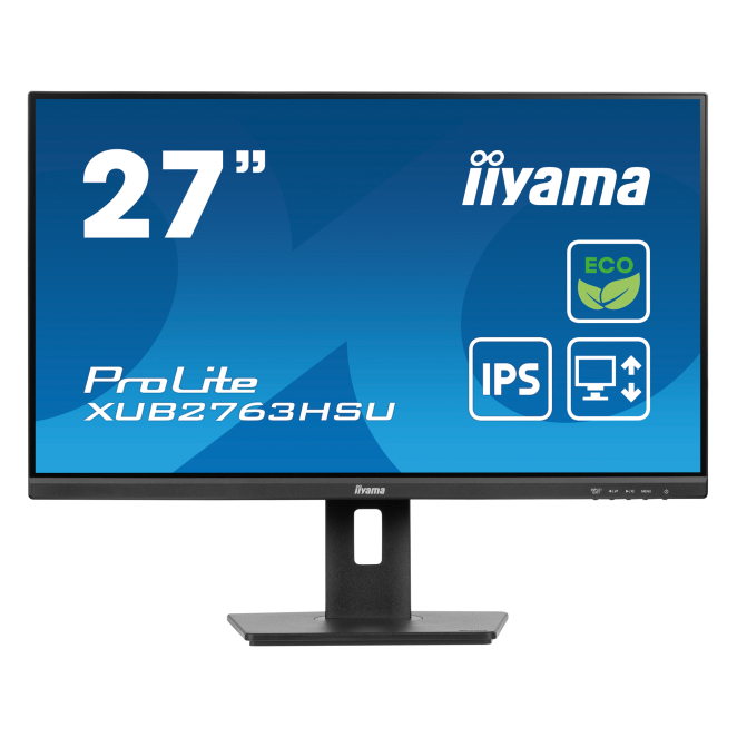 Iiyama Xub2763hsu B1 Monitor iiyama ProLite de 27 pulgadas, resolución 1920 x 1080 Pixeles, Full HD, retroiluminación LED, modelo XUB2763HSU-B1