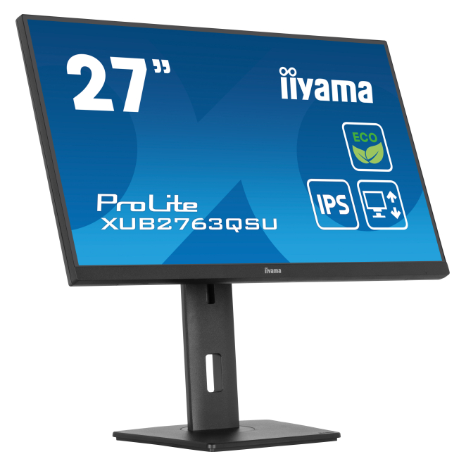 iiyama ProLite XUB2763QSU-B1 pantalla para PC 68,6 cm (27″) 2560 x 1440 Pixeles Full HD LED Negro 2 iiyama ProLite XUB2763QSU-B1 ajustes de altura
