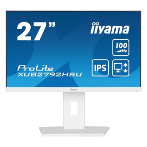 Monitor iiyama ProLite XUB2792HSU-W6 LED de 27 pulgadas con resolución Full HD 1920 x 1080 Pixeles en color blanco