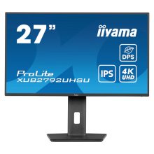 Monitor para PC iiyama ProLite XUB2792UHSU-B6 de 27 pulgadas con resolución 3840 x 2160 Pixeles 4K Ultra HD en color Negro. Modelo XUB2792UHSU-B6