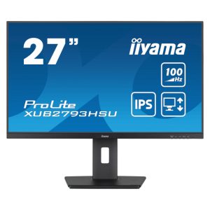 Monitor iiyama ProLite XUB2793HSU-B6 para PC, 27 pulgadas, 1920 x 1080 pixeles, Full HD, LED, negro, SKU XUB2793HSU-B6