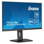 Monitor iiyama ProLite XUB2793HSU-B6 para PC, 27 pulgadas, 1920 x 1080 pixeles, Full HD, LED, negro, SKU XUB2793HSU-B6
