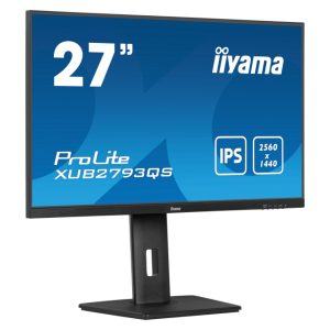 iiyama ProLite XUB2793QS-B7 pantalla para PC de 27 pulgadas con resolución 2560 x 1440 píxeles Quad HD LED en color negro. SKU: XUB2793QS-B7