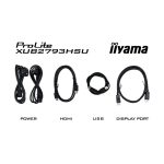 iiyama XUB2793QSU-B7 pantalla para PC de 27 pulgadas con resolución 2560 x 1140 píxeles, formato Wide Quad HD y tecnología LED. SKU: XUB2793QSU-B7