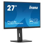 Imagen del monitor iiyama ProLite XUB2797HSN-B2 negro de 27 pulgadas, con resolución Full HD de 1920x1080 píxeles y tecnología LED.