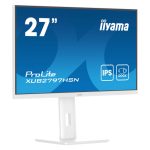 Monitor iiyama ProLite XUB2797HSN-W2 de 27 pulgadas con resolución 1920 x 1080 Pixeles, Full HD, tecnología LED en color blanco.