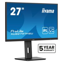 iiyama ProLite XUB2797HSU-B2 pantalla para PC de 27 pulgadas con resolución 1920 x 1080 Pixeles Full HD, color negro