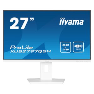 Monitor iiyama ProLite XUB2797QSN-W1 de 27 pulgadas con resolución 2560 x 1440 pixeles LED blanco