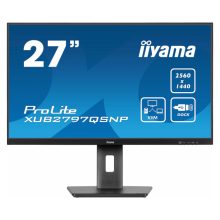 Monitor iiyama ProLite XUB2797QSNP-B1 de 27 pulgadas con resolución 2560x1440 Pixeles, Wide Quad HD LED en Negro