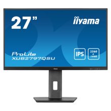 iiyama ProLite XUB2797QSU-B1 pantalla para PC de 68.6 cm (27 pulgadas) con resolución 2560 x 1440 Pixeles Wide Quad HD LED en color negro. SKU: XUB2797QSU-B1
