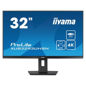 iiyama ProLite XUB3293UHSN-B5 pantalla para PC 31.5 pulgadas 3840 x 2160 pixeles 4K Ultra HD LCD en color negro, modelo XUB3293UHSN-B5
