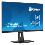 iiyama ProLite XUB3293UHSN-B5 pantalla para PC 31.5 pulgadas 3840 x 2160 pixeles 4K Ultra HD LCD en color negro, modelo XUB3293UHSN-B5