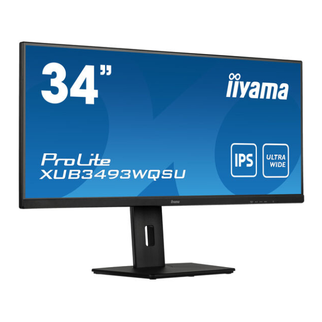 Iiyama Xub3493wqsu B5 iiyama ProLite XUB3493WQSU-B5 pantalla para PC de 86,4 cm (34 pulgadas) con resolución 3440 x 1440 pixeles, UltraWide Quad HD, LED, color negro