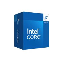 Imagen del Intel Core i7-14700F, un procesador de alta gama con 33 MB Smart Cache y SKU BX8071514700F.