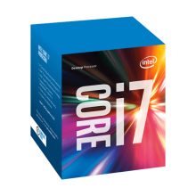 Imagen del procesador Intel Core i7-7700, con una velocidad de 3.6 GHz y 8 MB de Smart Cache. SKU: CM8067702868314