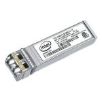 Imagen del Intel E10GSFPSRG1P5, un módulo transceptor de fibra óptica con velocidad de 10000 Mbit/s y SFP+ a 850 nm.
