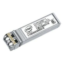 Imagen del Intel E10GSFPSRG1P5, un módulo transceptor de fibra óptica con velocidad de 10000 Mbit/s y SFP+ a 850 nm.