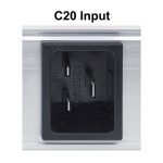 Unidad de distribución de energía Intellinet con 8 salidas AC, 1U en colores negro y plata, SKU 163613