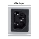 Intellinet unidad de distribución de energía PDU, modelo 163651, con 8 salidas AC en color negro y plata, diseño de 1U para rack de servidores