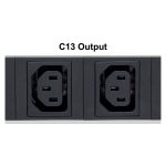 Intellinet 163675 unidad de distribución de energía PDU, 24 salidas AC, 32U, en negro y blanco