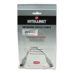 Cable de red Intellinet Cat5e blanco de 0.45m U/UTP, SKU 318082