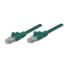 Cable de red Intellinet Cat5e de 0.45 metros en color verde, tipo U/UTP, SKU 318167