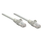 Cable de red Intellinet Cat5e U/UTP, 0.45 metros gris, SKU 318228