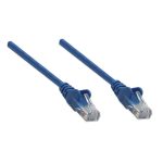 Cable de parcheo marca Intellinet, categoría 5e y UTP, SKU 319829, ideal para conexiones de red de alta velocidad
