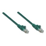 Intellinet Cat5e, 5m cable de red verde U/UTP modelo 319836, ideal para conexiones de red rápidas y estables