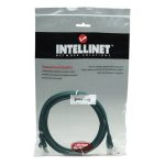 Intellinet Cat5e, 5m cable de red verde U/UTP modelo 319836, ideal para conexiones de red rápidas y estables