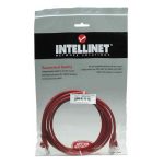 Intellinet 319843 cable de red de 5 metros rojo, categoría Cat5e U/UTP