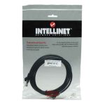 Cable patch Cat5e UTP de Intellinet, SKU 320771, ideal para conexiones de alta velocidad en redes domésticas y empresariales.