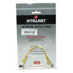 Intellinet cable de red amarillo de 0,45 metros, Categoría 5e, U/UTP modelo 325165