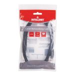 Intellinet 338387 cable de red de 1.5 metros, categoría Cat5e, color negro, modelo U/UTP