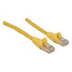 Imagen del Intellinet Cat6 UTP, 1.5m cable de red amarillo, código SKU 342353. Especificaciones: 1,5 m longitud, U/UTP
