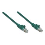Cable de red Intellinet Cat6 de 1 metro en color verde, modelo U/UTP con SKU 342476