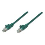 Imagen del cable de red Intellinet Cat6 UTP de 2 metros, color verde, SKU 342490