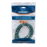 Cable de red UTP Intellinet de categoría 6, color verde, 5 metros de longitud, SKU 343718