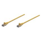 Cable de red Intellinet Cat6 UTP de 10 metros en color amarillo. SKU: 343787