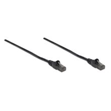 Imagen del cable de red Intellinet Cat6 UTP de 10 metros en color negro con SKU 343794, ideal para conexiones de alta velocidad.