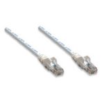 Cable de red Intellinet Cat5e UTP blanco de 10 metros, ideal para conexiones de alta velocidad SKU 345064