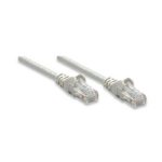Cable de Red Intellinet Cat5e UTP de 1 metro en color gris, SKU 362221