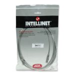 Cable de Red Intellinet Cat5e UTP de 1 metro en color gris, SKU 362221