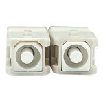 Cable de fibra óptica Intellinet de 2 metros con conectores SC en color naranja. SKU 470018.