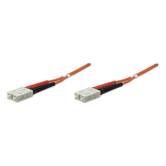 Intellinet Cable de Fibra Óptica 10m SC Naranja Intellinet 470049 Cable de fibra óptica e InfiniBand 10 metros, con conectores SC, color naranja