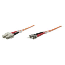 Intellinet cable de fibra óptica de 3 metros con conectores ST-SC, ideal para centros de datos, SKU 470124