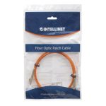 Imagen del Intellinet Cable de Fibra Óptica de 10 metros, con conectores LC M/M, color naranja, SKU 470346.